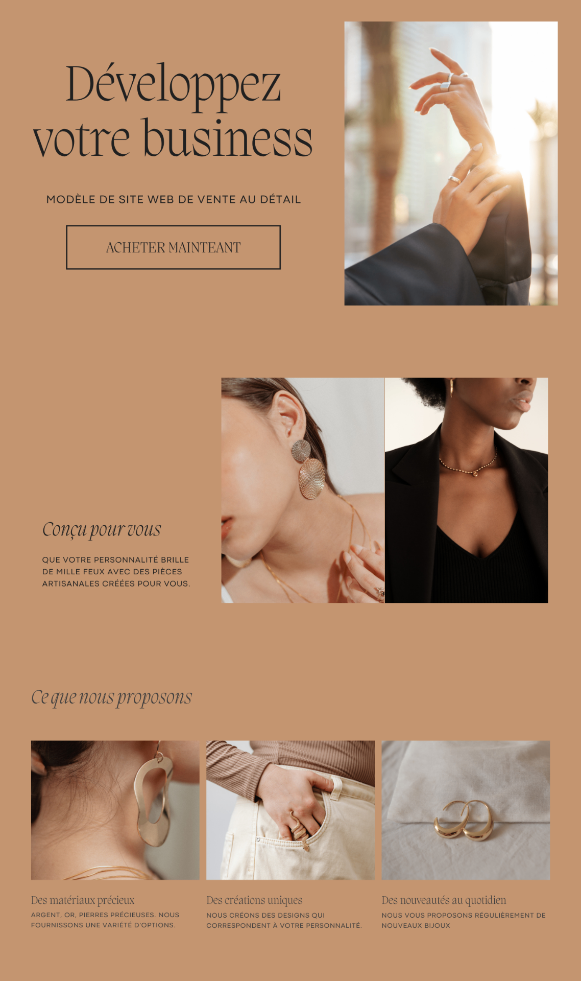 Site web — Vos Célébrations digital : Site événementiel responsive avec compte à rebours et RSVP. — création Évent Desiign